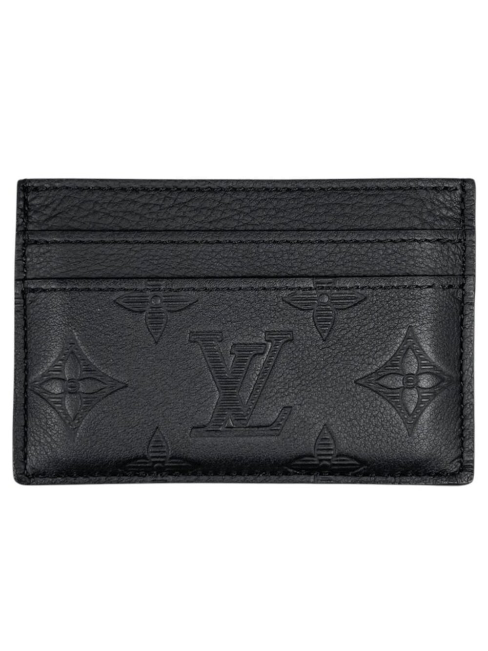 Louis Vuitton Card Case Double Monogram Shadow Noir